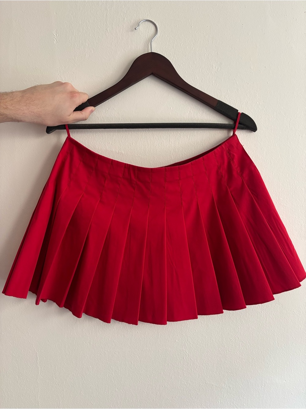 Prada Mini Skirt in Red